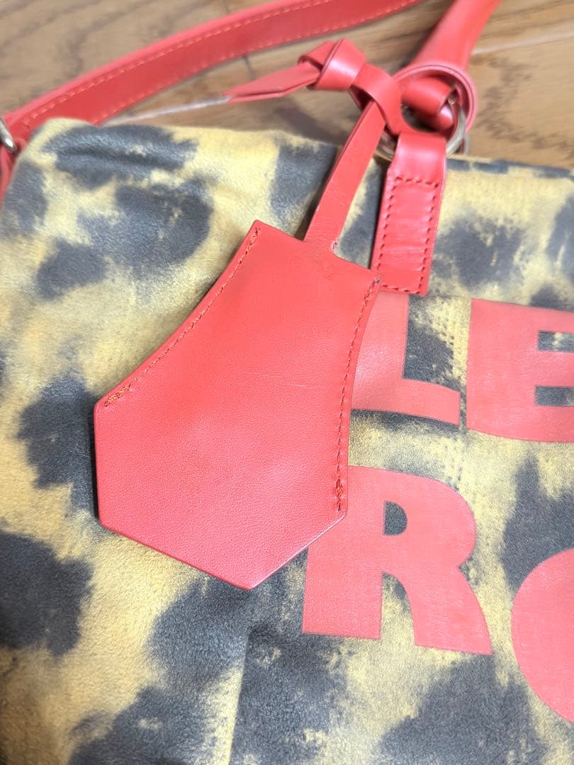 VivienneWestwood ショルダーバッグ ヒョウ柄 イエロー