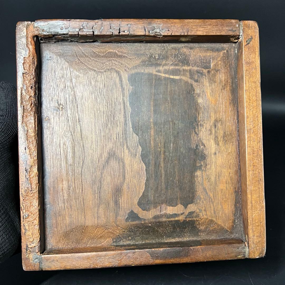 李朝 四方盆 木製 角盆 酒盆 茶盆 古民藝 朝鮮古美術 民藝 花台 展示台