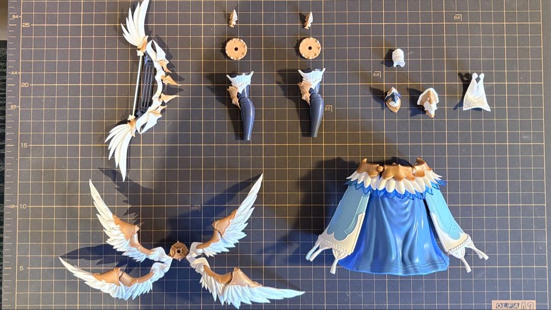 コトブキヤ　アルカナディア　エルメダ　完成品　特典パーツ　合わせ目処理　つや消し