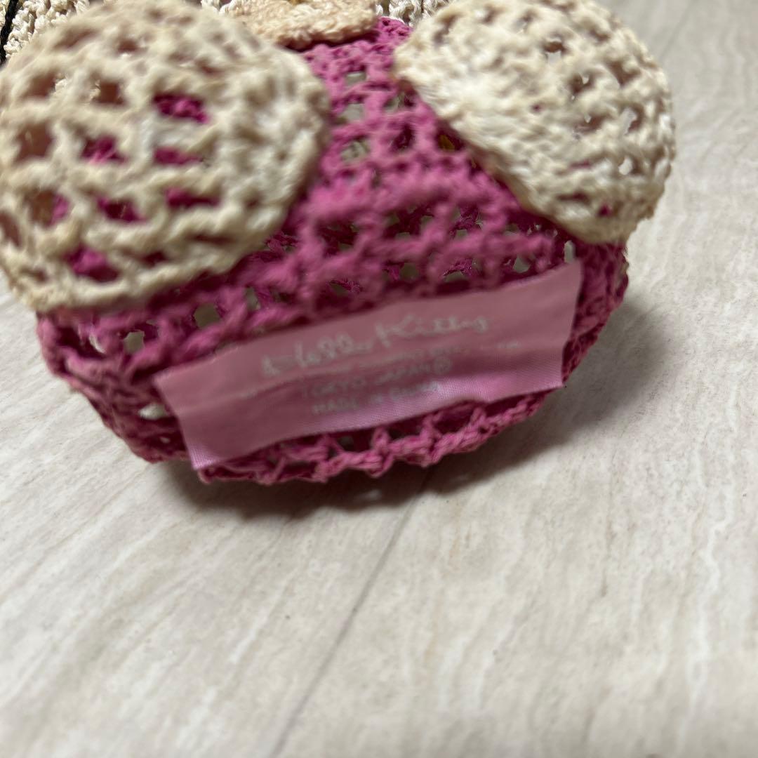 希少！ハローキティ　キティちゃん　ショルダーバッグ　ポーチ　レトロ　手編み風