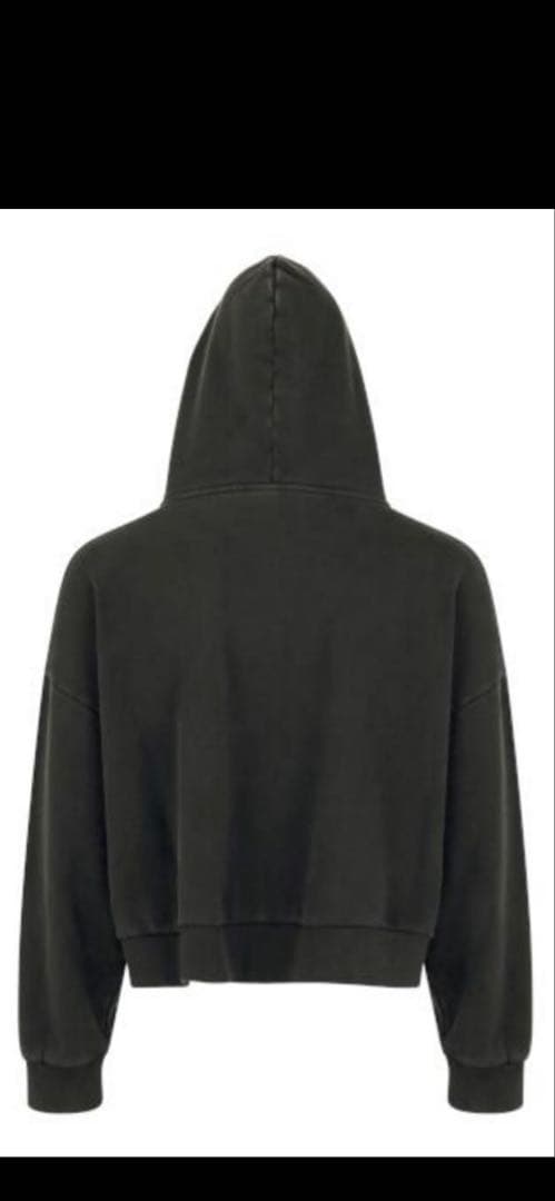 トップス Entire Studios ETERNAL ZIP WASHED BLACK