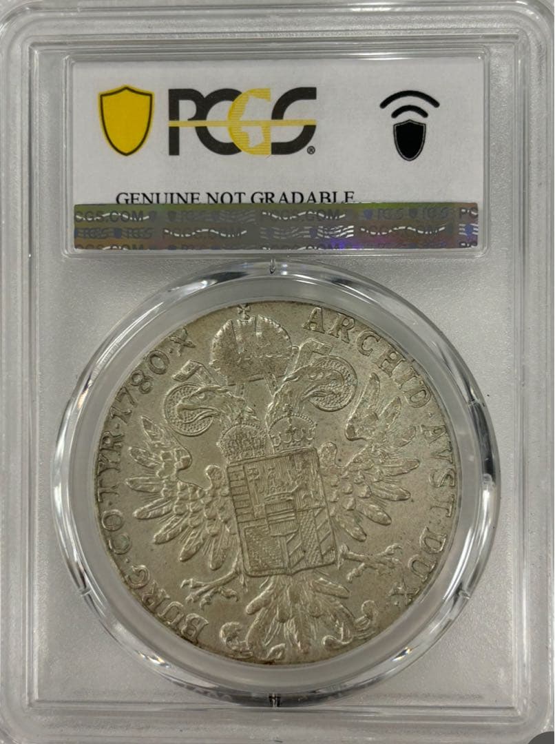 1780年オーストリア マリア・テレジアターレル 大型銀貨