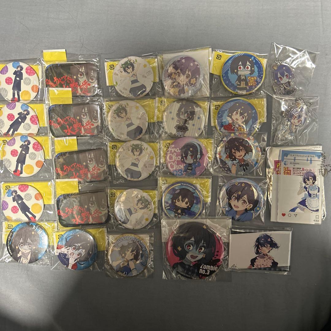 ゾンビランドサガ　リベンジ　水野愛　缶バッジセット