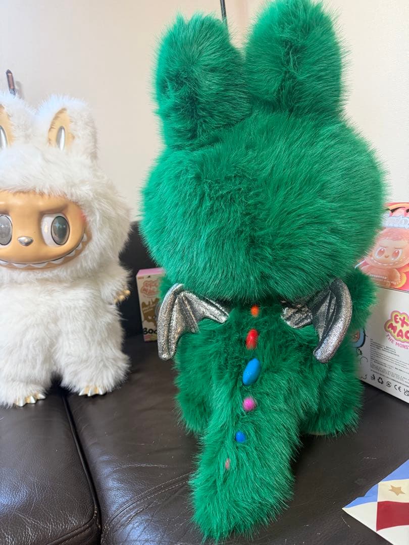 超特大60cmジモモ フォレストエンジェル カラフルテール 特注羽付モデル