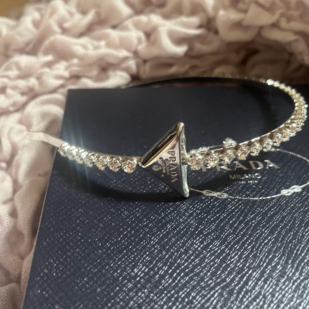 PRADA クリスタルカチューシャ