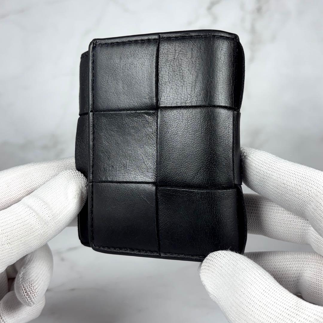 BOTTEGA VENETA 三つ折り財布 ブラック