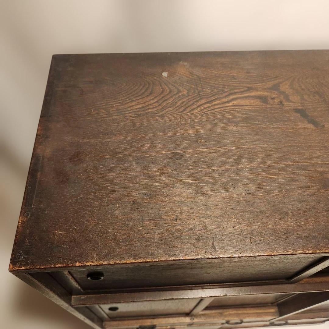 時代箪笥 茶箪笥 飾り棚 引戸 引出し 和家具 古民具 アンティーク 昭和レトロ