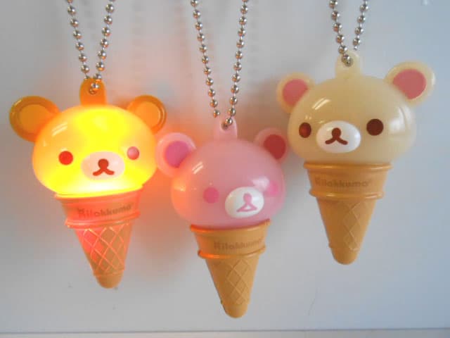 ♯Jtm19FZリラックマアイスライトキーチェーン全6種