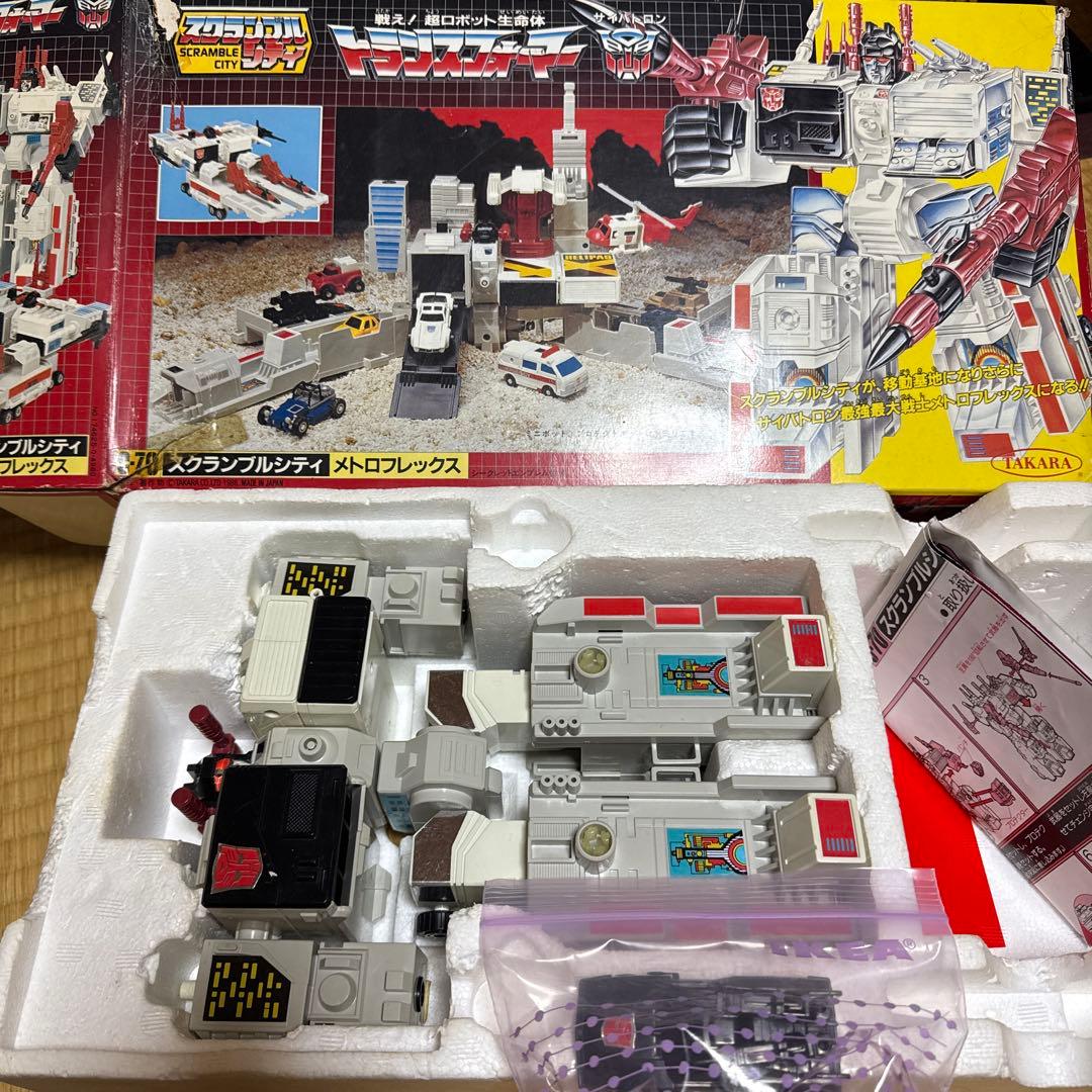 トランスフォーマー スクランブルシティ メトロフレックス c70 旧タカラ 初版