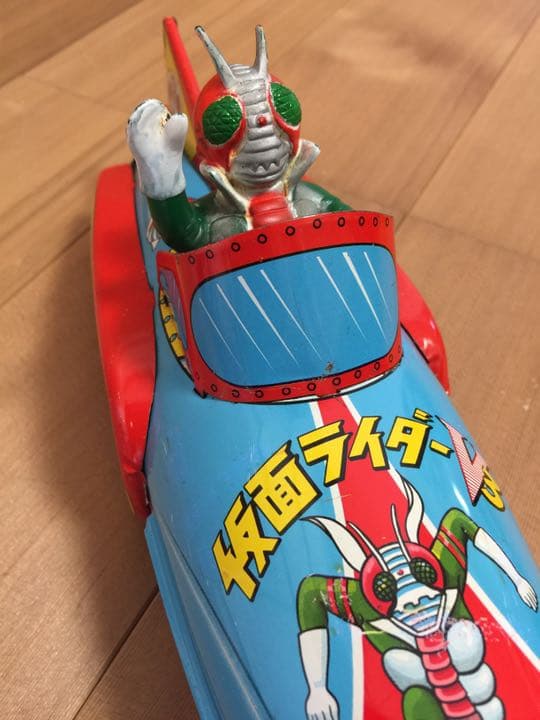 仮面ライダーブリキ❣️希少ロケット　❗️ブリキ玩具希少当時物❗️