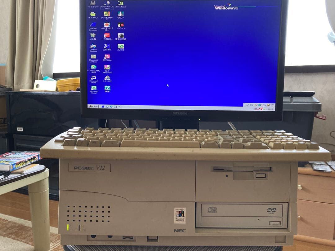 最終価格！PC-9821V12 HDD2台 DVD増設Win98,95,3.1