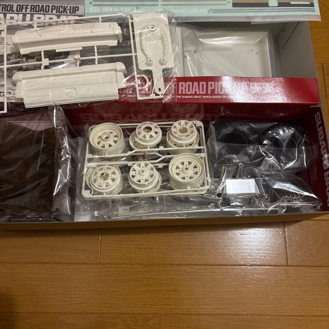 TAMIYA SUBARU BRAT 初回限定シルバーメッキフレーム