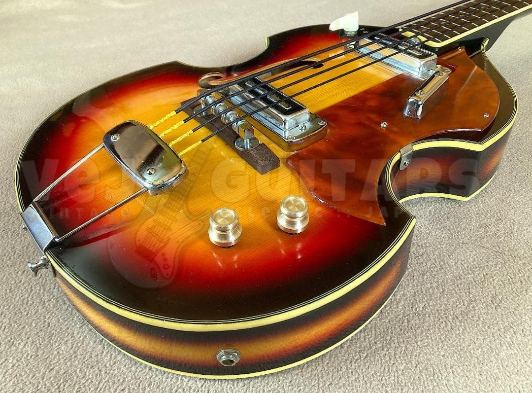 ベース TEISCO FB-2 MIJ Scroll Head Violin Bass
