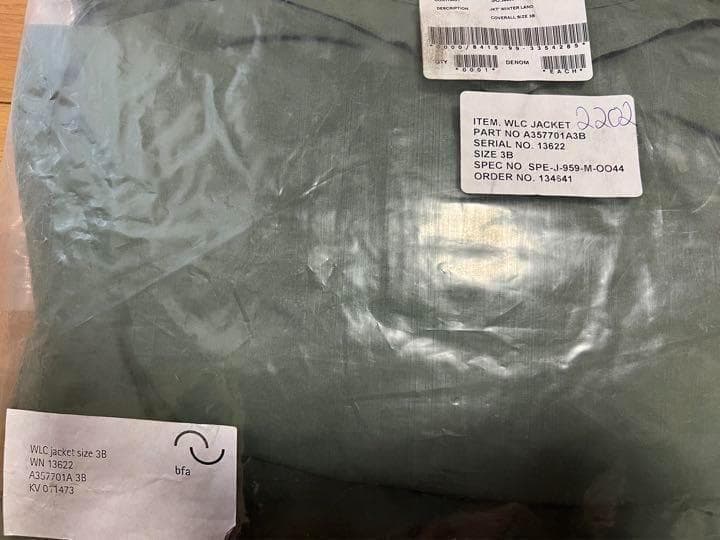 イギリス軍 RAF 実物 WLC ジャケット