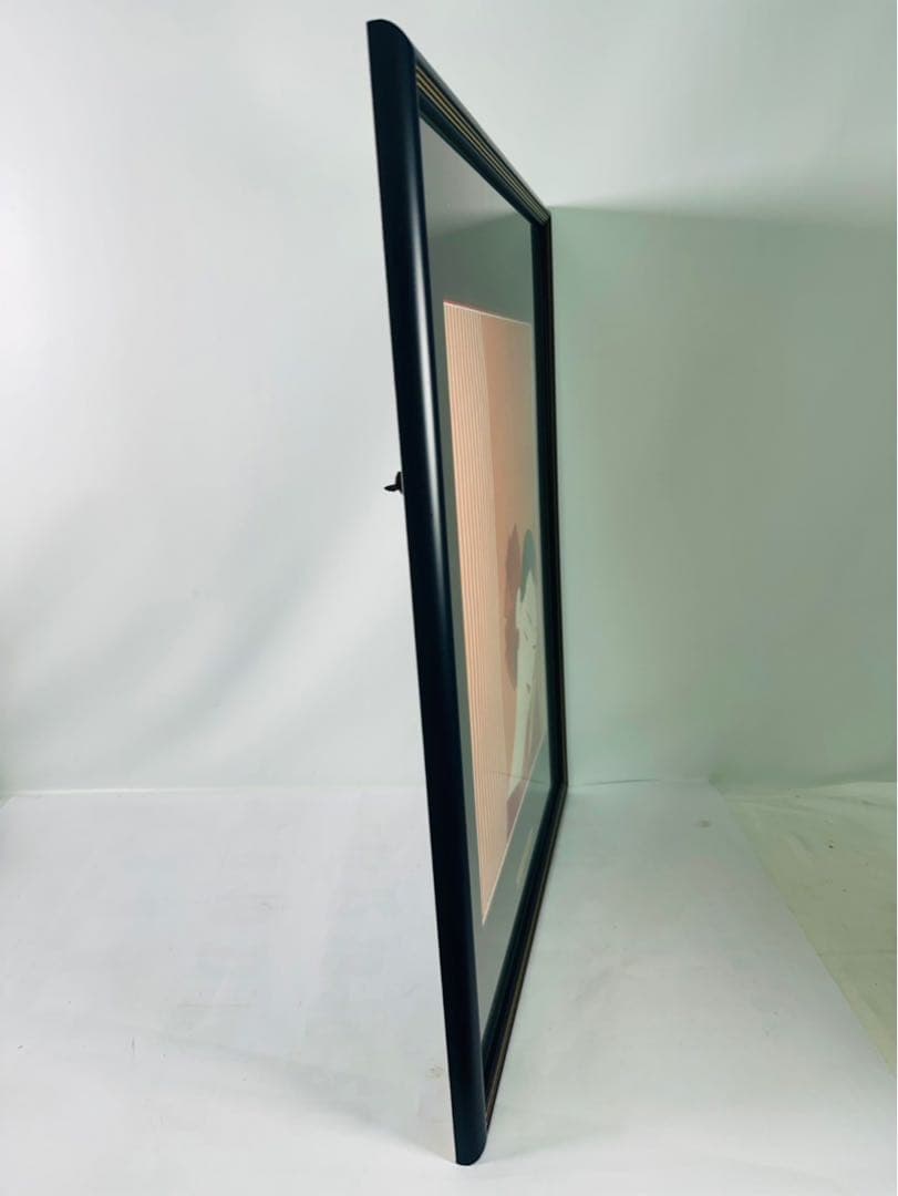 【希少品】鶴田一郎　マイファニーヴァレンタイン　　絵画　日本女性　額入り　年代物