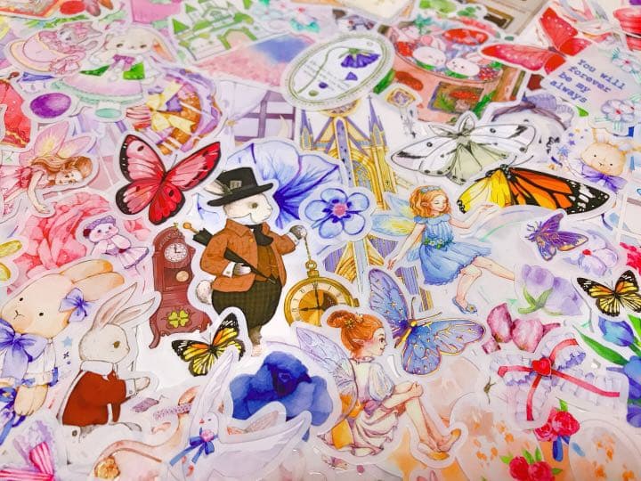 可愛いい❤️❤️フレークシール( ⸝⸝•ᴗ•⸝⸝ )お洒落な装飾フレークセット♡♡