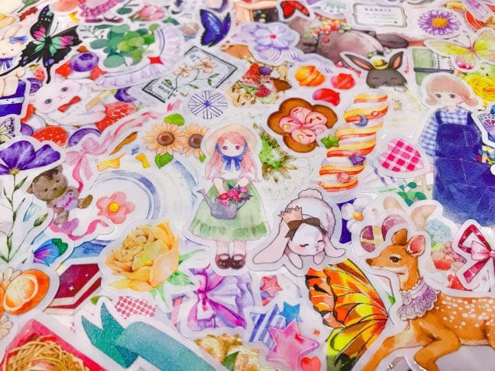 可愛いい❤️❤️フレークシール( ⸝⸝•ᴗ•⸝⸝ )お洒落な装飾フレークセット♡♡