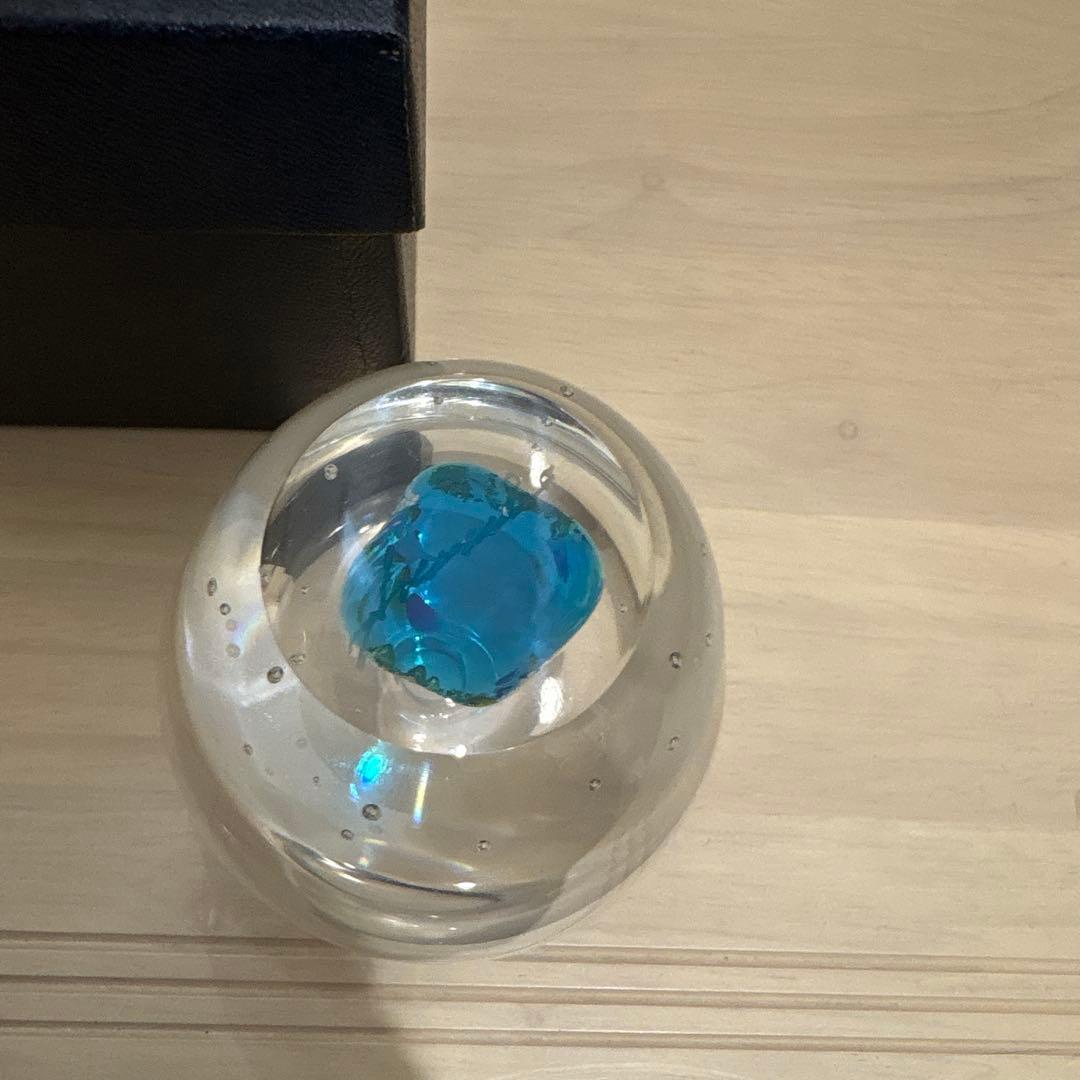 未使用品！ ☆グラスアート☆ 黒木国昭 作 一輪挿し