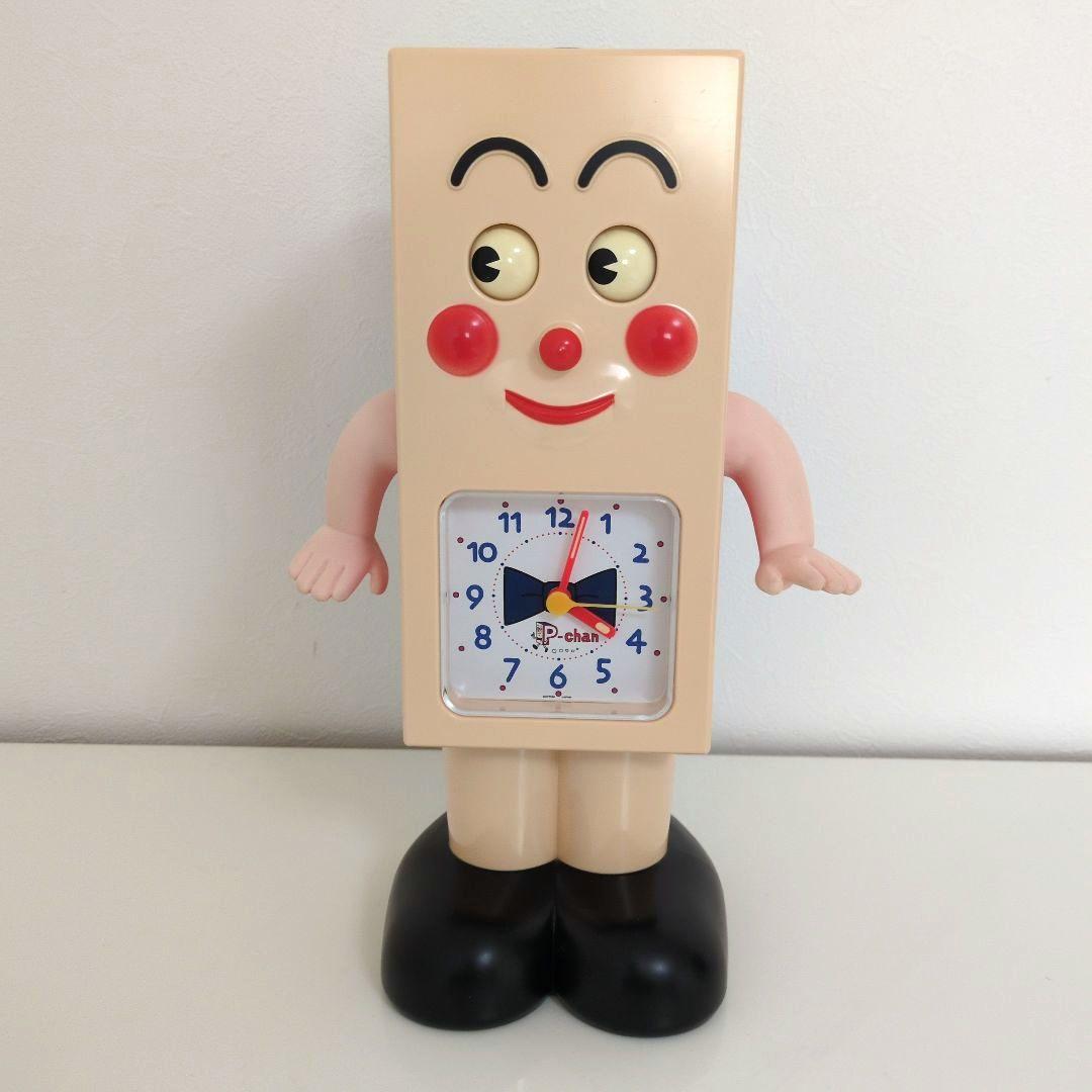 【希少】ポンキッキーズ Pちゃん 目覚まし時計　置き時計　P-chan