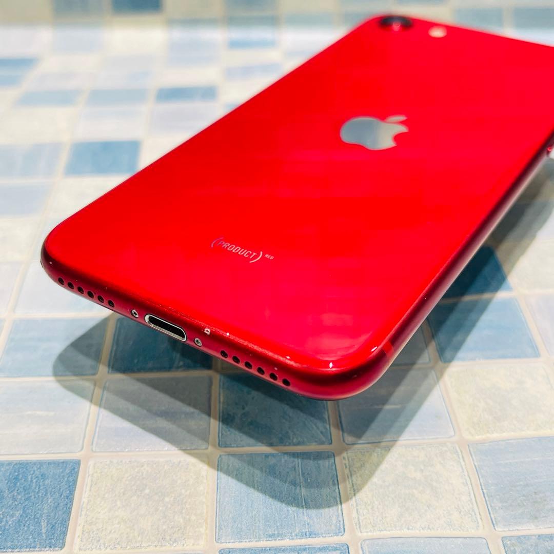 SIMフリー iPhoneSE2 64GB レッド 新品バッテリ－