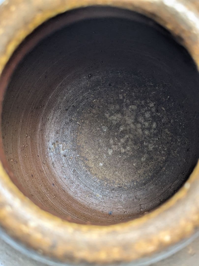 岡山県重要無形文化財 吉本正 備前焼 壺 合箱 壷 花器 花瓶 花入 花生 置物