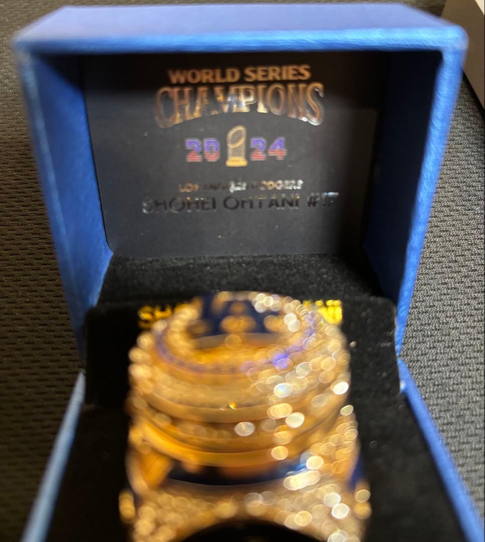 大幅値下⭐️非売品⭐️大谷翔平チャンピオンリング&ワールドチャンピオンミニトロフィー