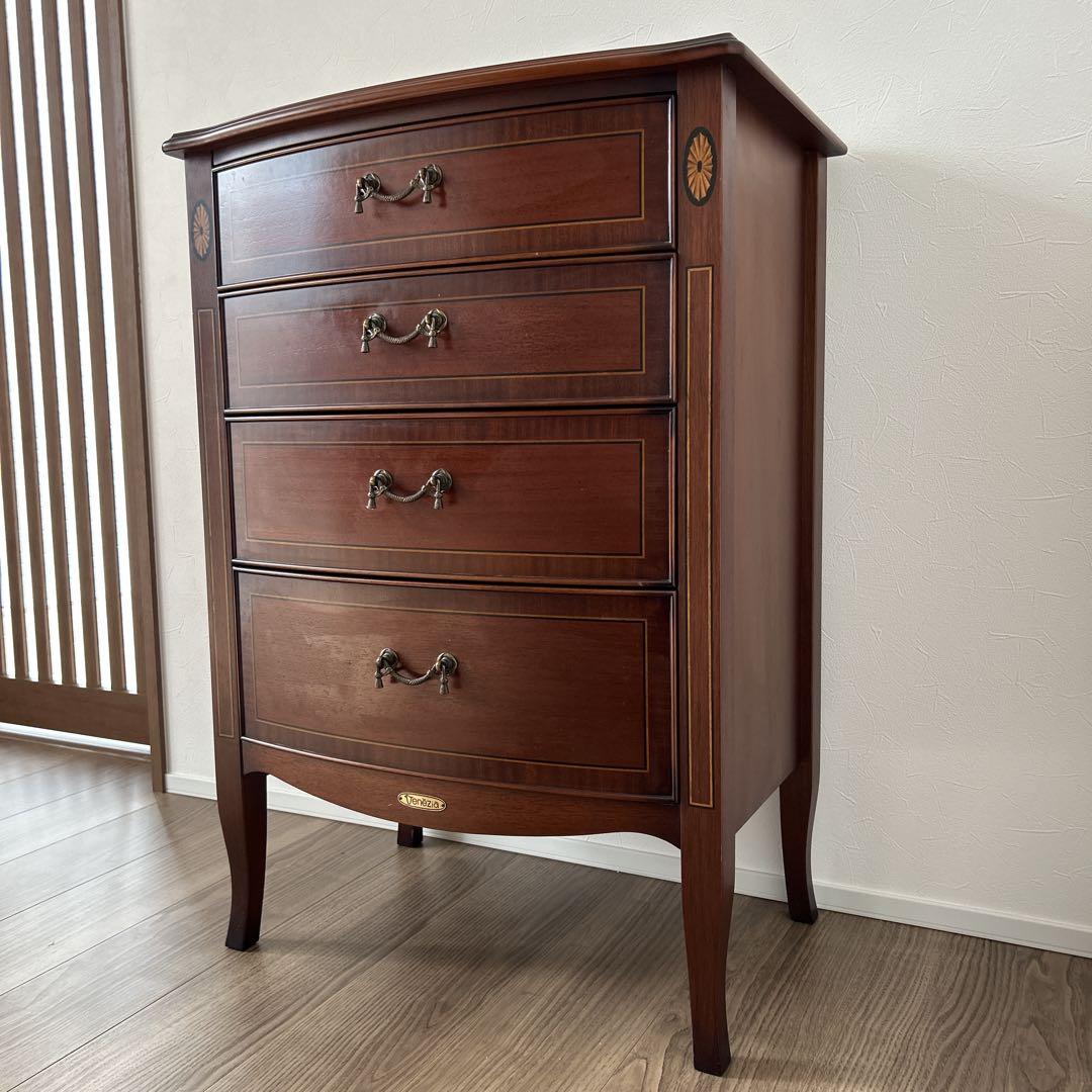 東海家具 ベネチア 木製コンソール キャビネット