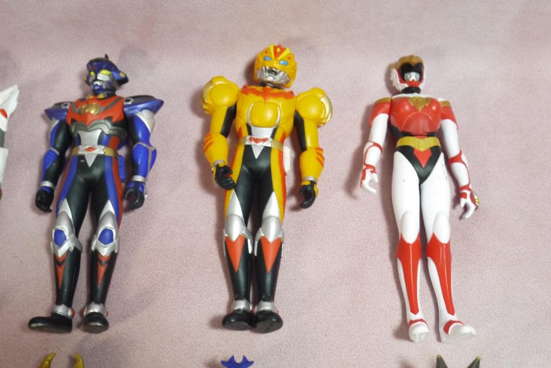 超星神グランセイザー　セイザーX ジャスティライザー　ソフビ　15体セット