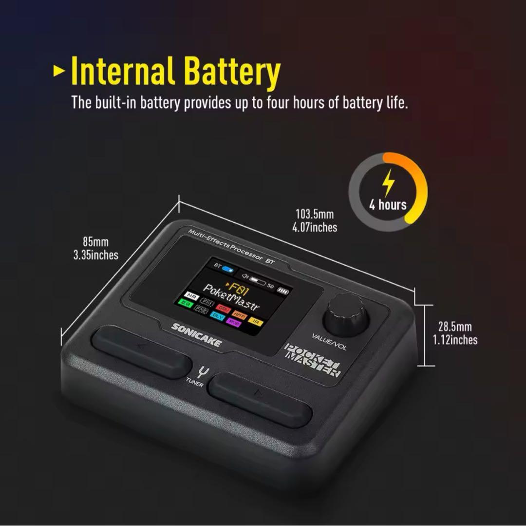 ギター Sonicake Pocket Master Black