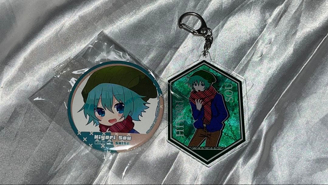 キミガシネ ソウ アクリルキーホルダー 缶バッジ