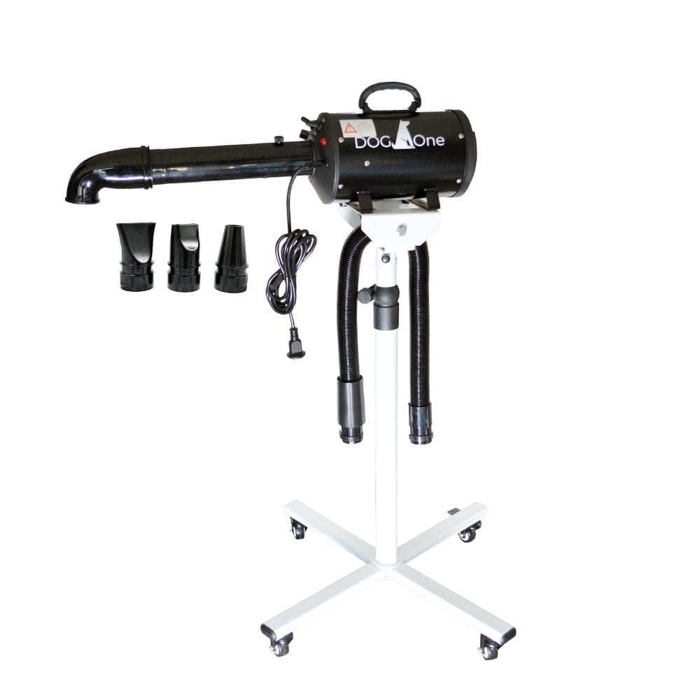 訳あり 業務用 ブラック 犬 ドライヤー ペットドライヤー スタンドセット