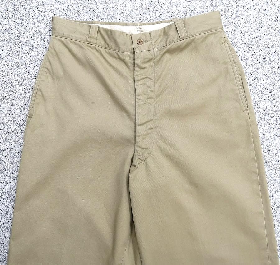 極美 W31 米軍実物 60s ARMY チノパン ベトナム戦争 ③