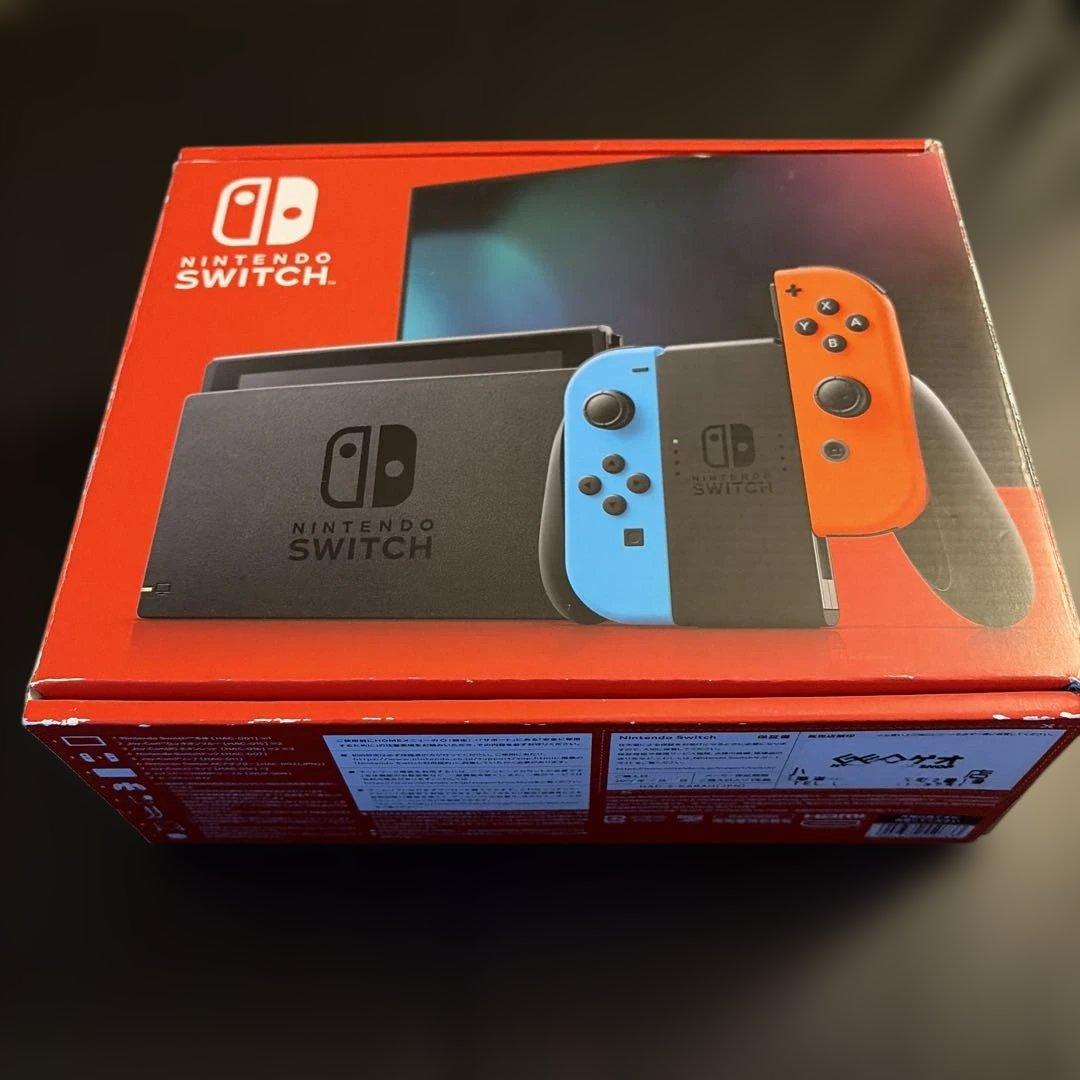 任天堂スイッチ Nintendo Switch本体ネオンカラー、付属品完備！
