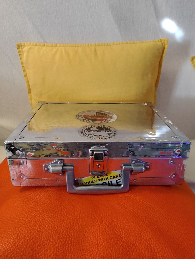 ハンドメイド　アタッシュケース　RIMOWAステッカー付き