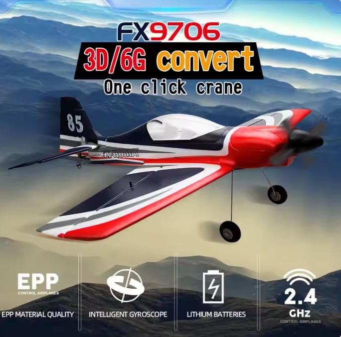 FX976 RC 飛行機 ブラシレスモーター固定翼グライダー 5 CH