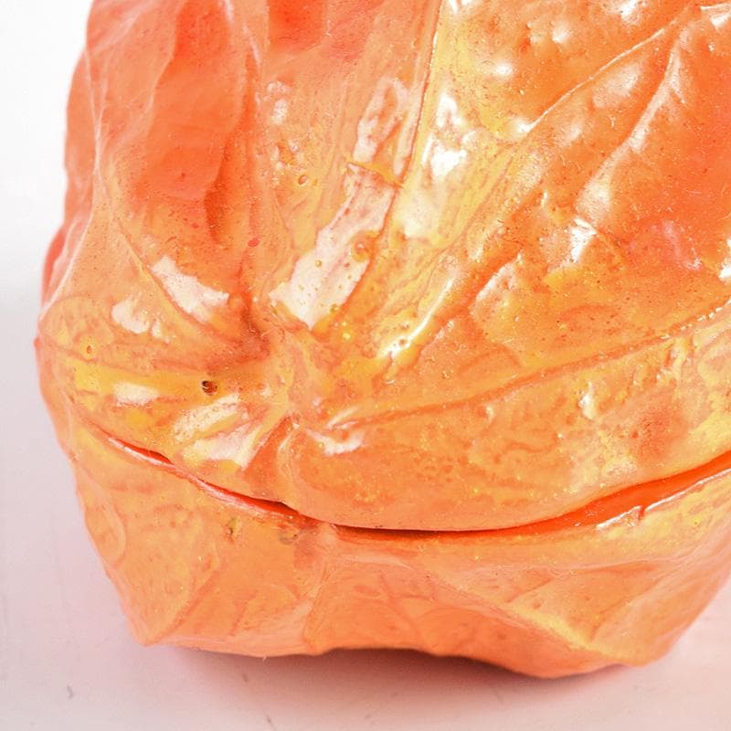 茶道具　加賀塗師　畦地喜山作　乾漆　酸漿香合　共箱　M　R5030