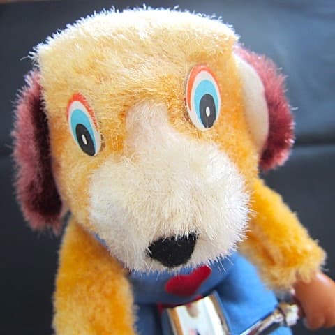 雑貨1063／アルプス　Cycling Pup ワンちゃん三輪車　ぜんまい式