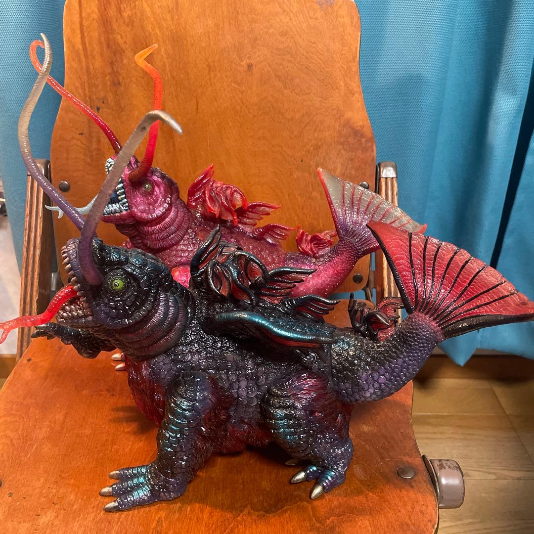 怪獣ギョー ソフビ フィギュア　2体セット　楳図かずお　アートストーム　訳あり