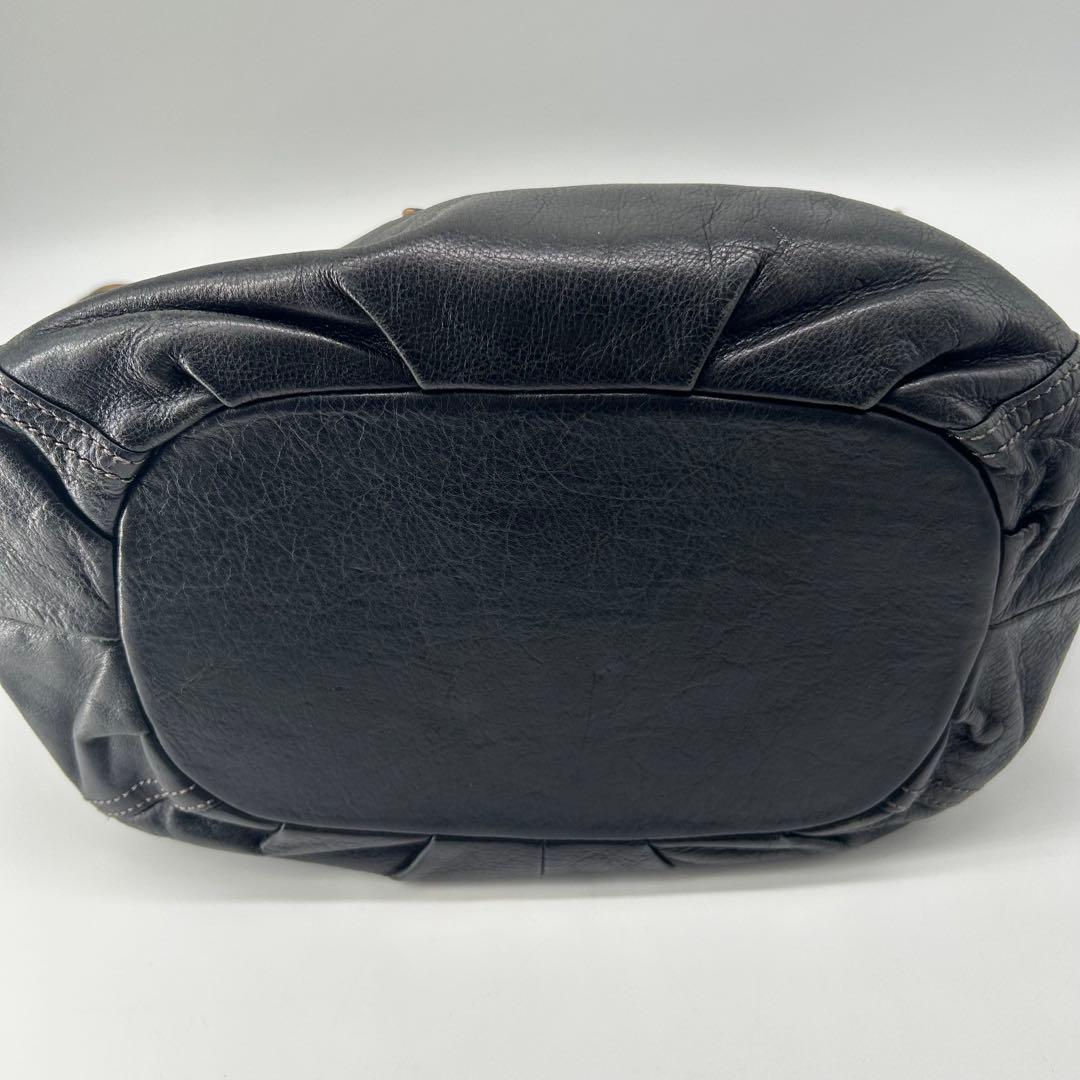 16797✨バーバリーブルーレーベル レザー ホースロゴ ワンショルダーバッグ