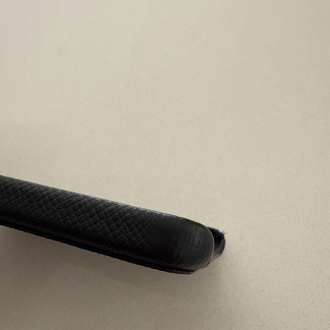 Louis Vuitton ブラックレザーケース　iPhoneX XS