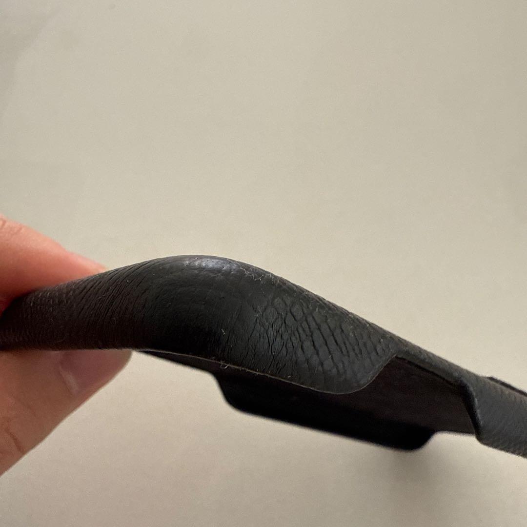 Louis Vuitton ブラックレザーケース　iPhoneX XS