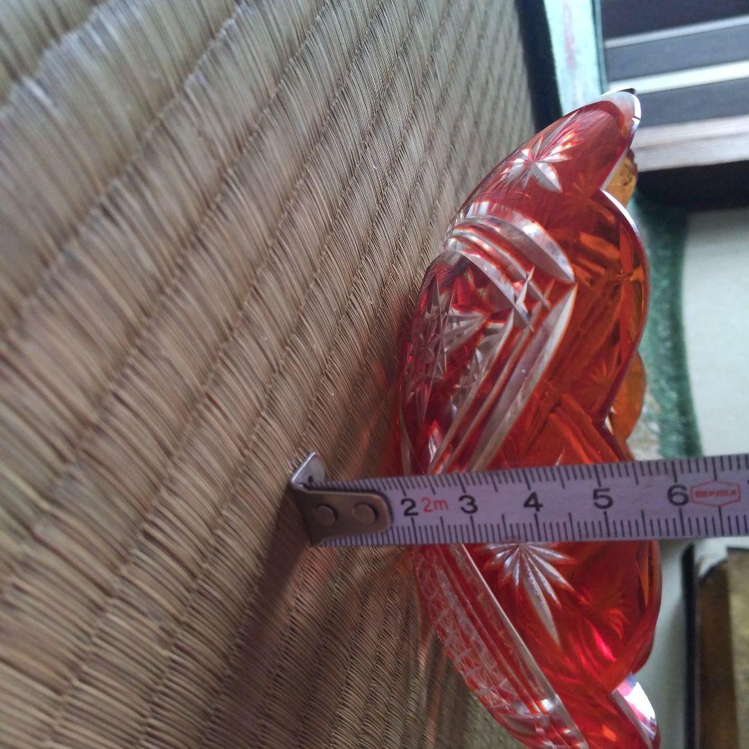 ガラス細工、さらに、器、カットガラス、切子グラス、菓子沙羅、食器