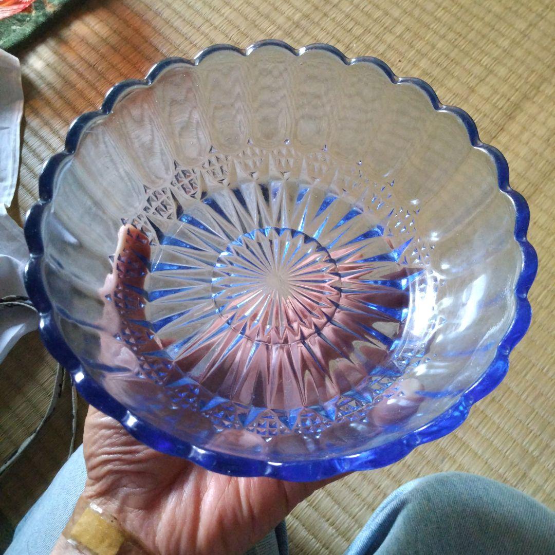 ガラス細工、さらに、器、カットガラス、切子グラス、菓子沙羅、食器