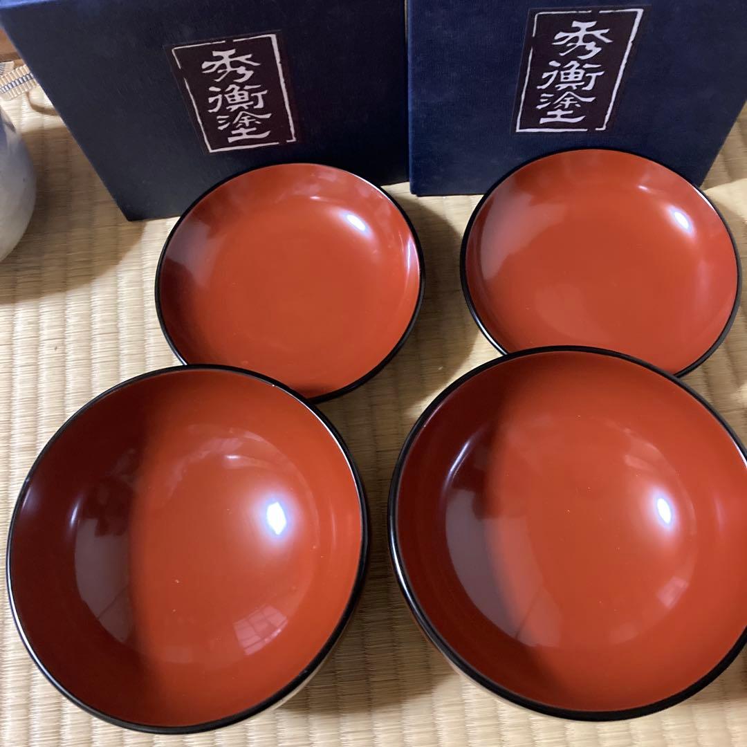 漆器　椀　秀衡塗セット 2個