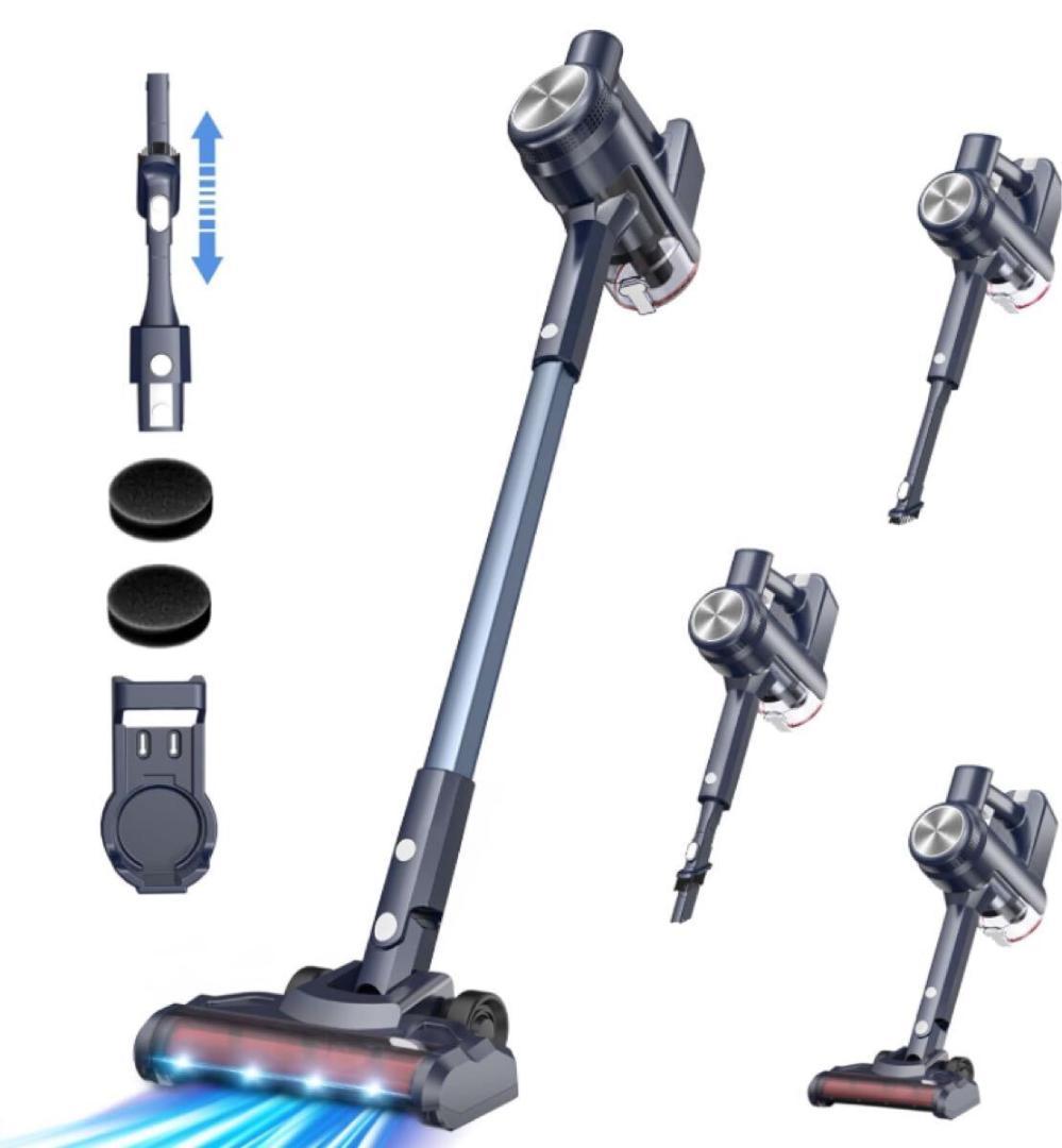 掃除機コードレス [2024年新登場] 45000pa超強力吸引 スティック