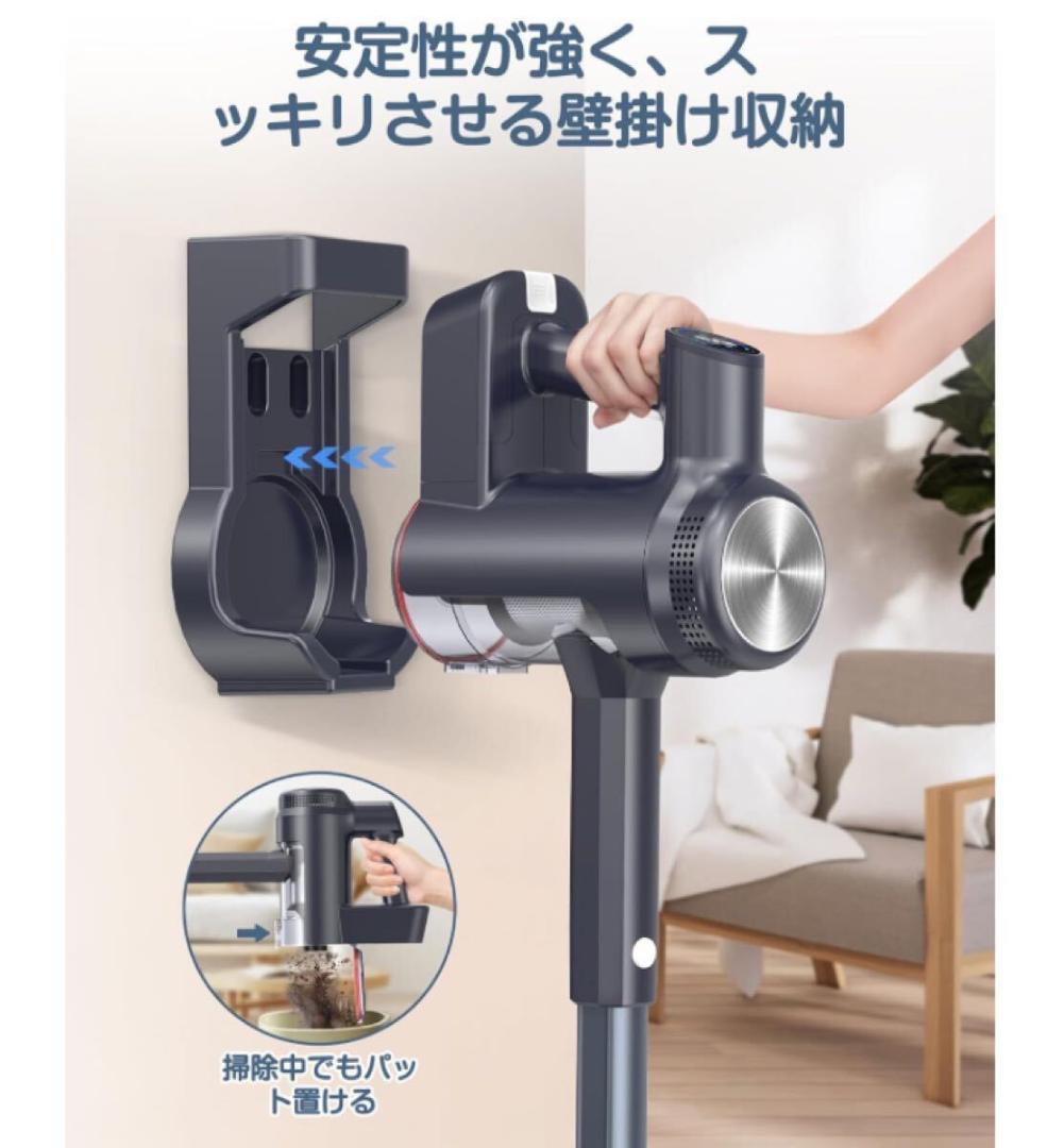 掃除機コードレス [2024年新登場] 45000pa超強力吸引 スティック