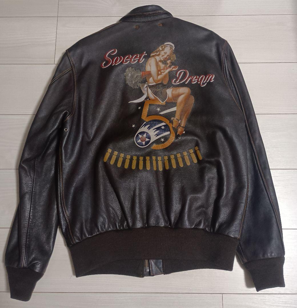 AVIREX レザージャケット　A-2 Sweet Dream Mサイズ