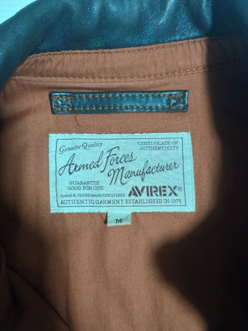 AVIREX レザージャケット　A-2 Sweet Dream Mサイズ