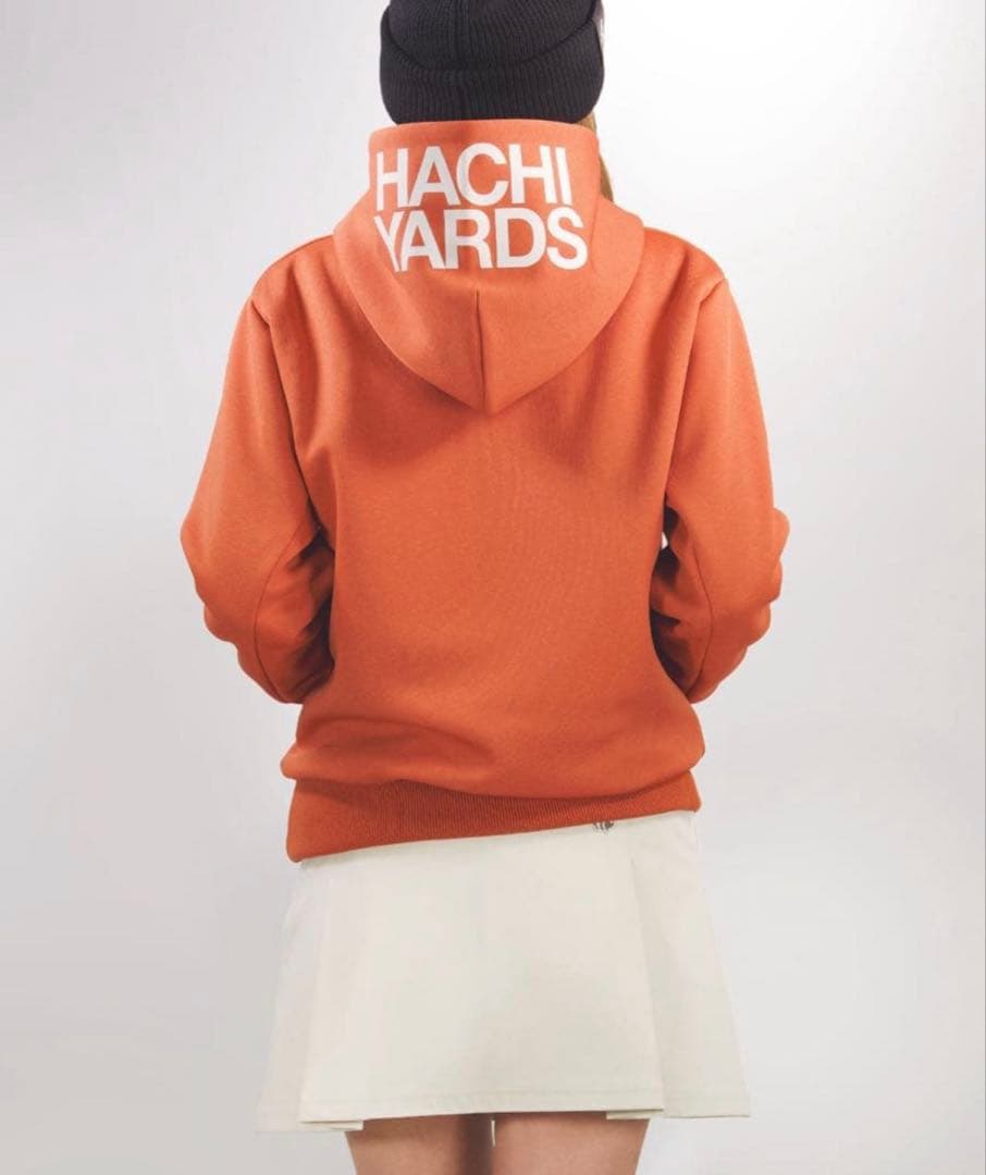 【タグ付】8YARDS ♪MOKU BIG HOODIE Mサイズ オレンジ