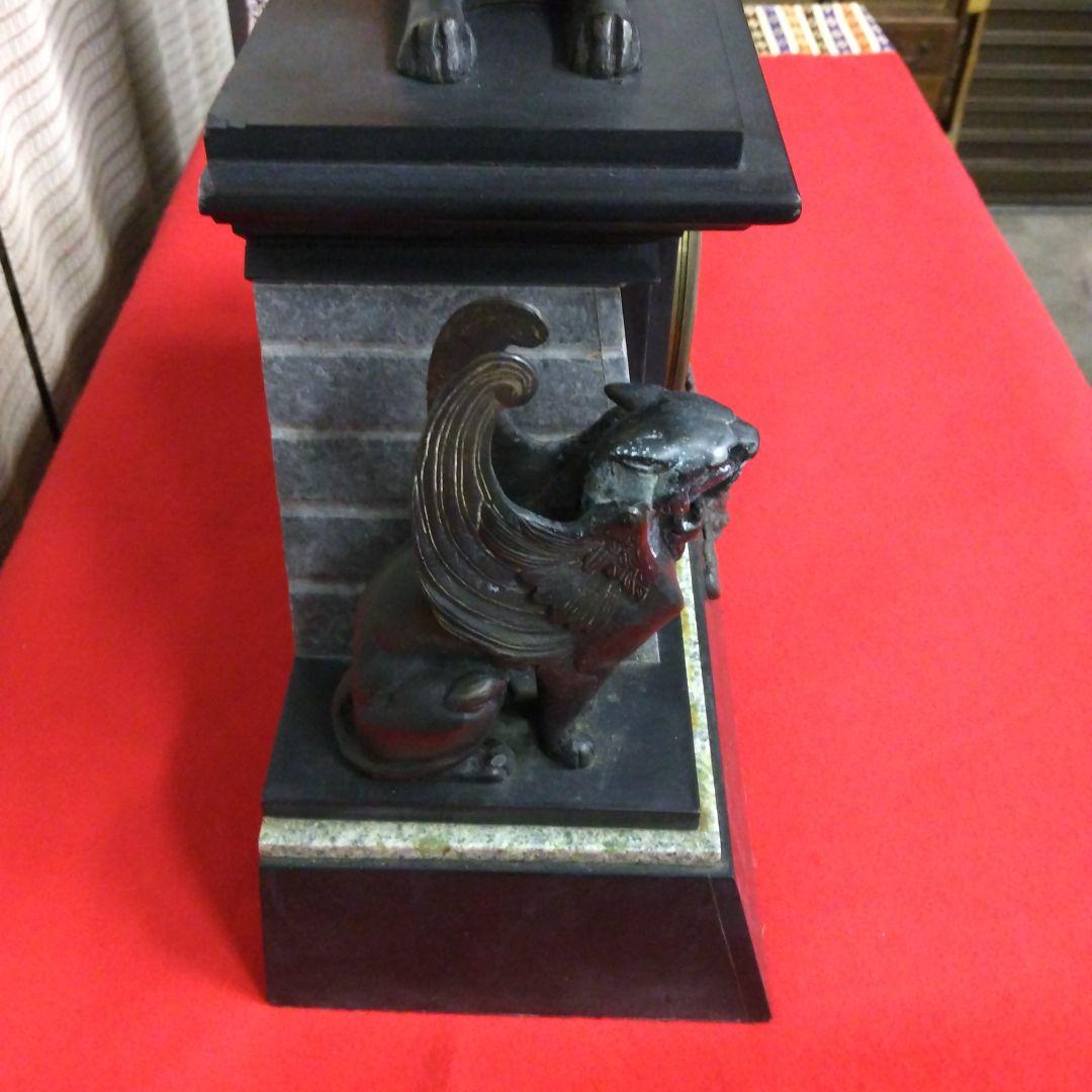 ☆☆【本日限定特価！エジプト様式/マンテルクロック ジャンク品】